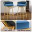 Tabourets de bar pivotants, tabouret de comptoir rembourré avec repose-pieds-64569238