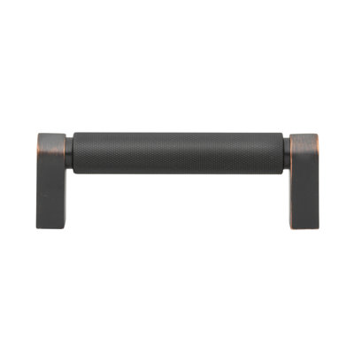 Poignée glissée centre à centre GlideRite 3-3 / 4 po (96 mm), noir mat - 4788-96-MB