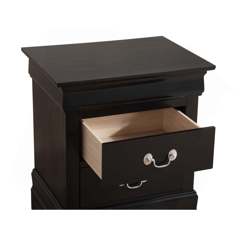 Jeffreys 21'' W Nightstand, Charcoal