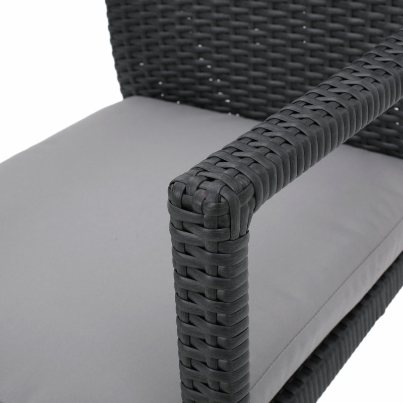 Chaise de jardin en osier pour patio