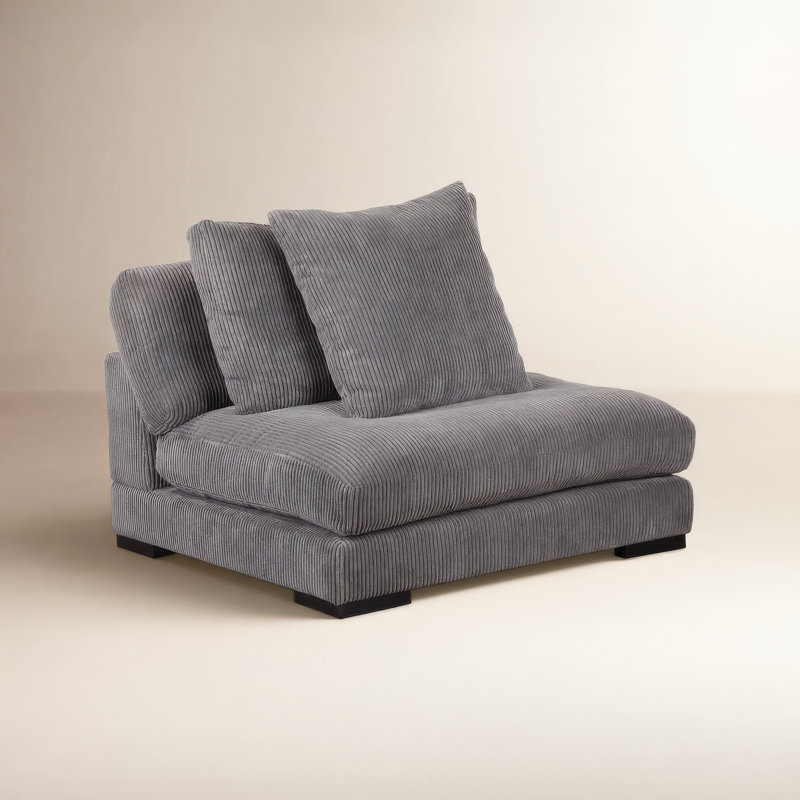 Saegan Slipper Chair, Gray