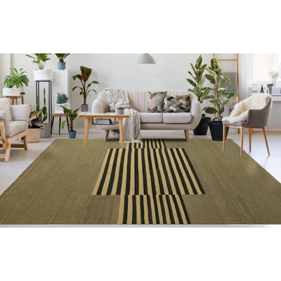 Tapis noué à la main One-of-a-Kind Janieka