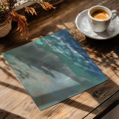 Impression sur toile Waves Meeting the Shore I