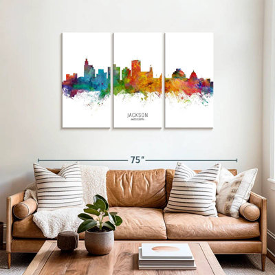 Jackson Mississippi Skyline I