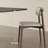 Matte rock plate walnut dining table set-104533561