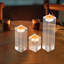 Porte-bougie en verre cristal K9