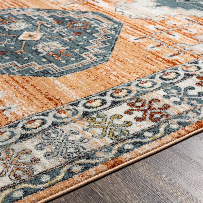 Aldusa Oriental Indoor Rug, Rectangle 5'3" x 7'