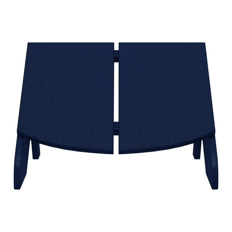 Modern Poly Ottoman, Blue