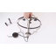 Lentz 4 - Light Brown/Black Pendant