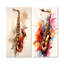 Vibrant Saxophone Swing - ensemble de 2 impressions sur toile-1213270219-1213270222
