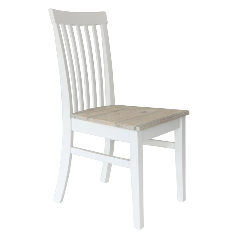 Taylor Slat Back Side Chair, White