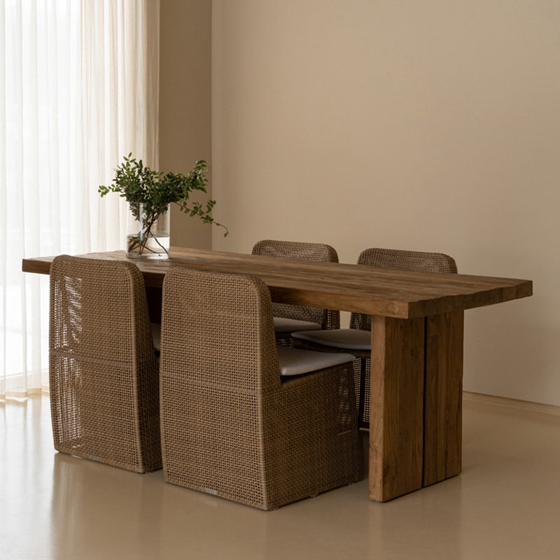 Table de salle à manger American, H 29,5 po x L 86,6 po x l 35,4 po