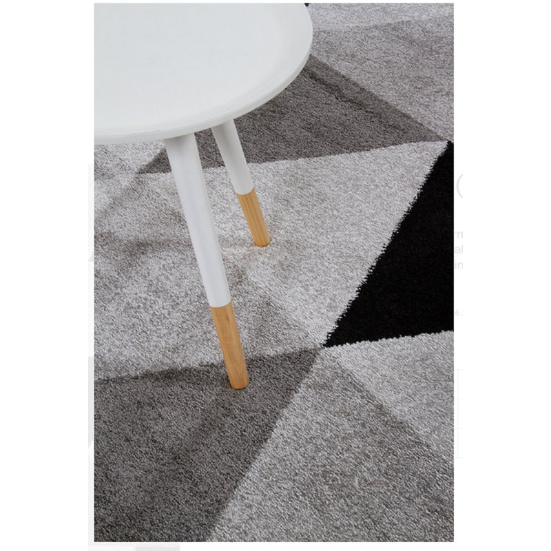 Rectangle Geometric Flatweave Area Rug, Rectangle 200 x 300cm
