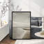 «Minimalist Neutral Beach Shoreline Calm Coastal Scene», reproduction d'art encadrée-639964611-639964610