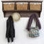 Erica Solid Wood Wall 5 - Hook Wall Mounted Coat Rack-17154892