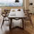 Brown  Rectangular Solid Dining Table For Dining Room/Kitchen-1125690873