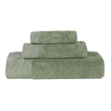 Ensemble de serviettes en rayonne de bambou et en coton mélangé hypoallergénique