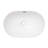 Ruvati 15.87'' Porcelain Ceramic Oval Bathroom Sink with Overflow