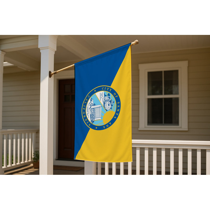 Drapeau de la ville de Santa Ana - Drapeau extérieur