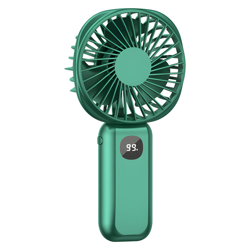 Ventilateur numérique à main kbndieu, Green