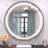 Lawnmount Round Dimmable LED Wall Mirror with Anti-Fog-694789115-694789114