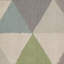 Geometric Wool Hand Woven Area Rug-473053894