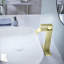 Robinet de salle de bain à cascade, robinet de meuble-lavabo à poignée simple