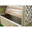 Solid Wood Pine Outdoor Bench