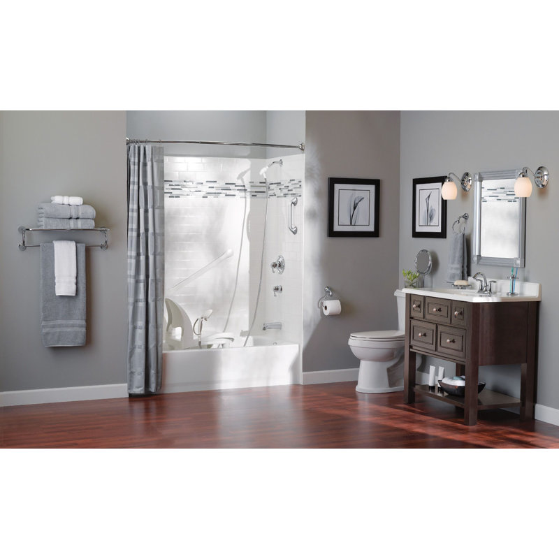 Eva Wall mounted Towel Shelf, Chrome