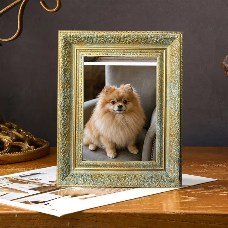 Cadre photo classique doré antique 1PC pour photos et cadeaux de Noël 11 po x 14 po, Antique Gold, 1, 11" W x 14" H