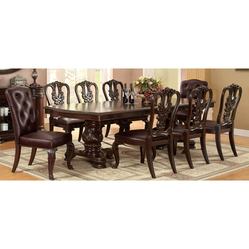 Palmyra Extendable Solid Wood Base Dining Table