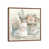 Toile avec cadre en bois brun classique est en rupture de stock