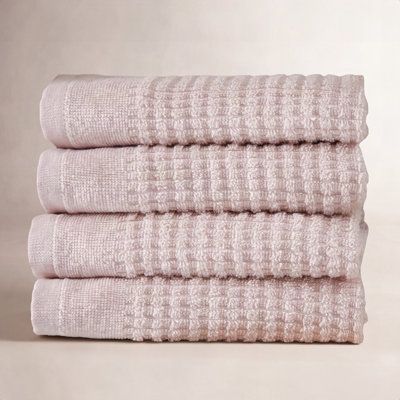 Earline 4-Piece Turkish Cotton Washcloth Set