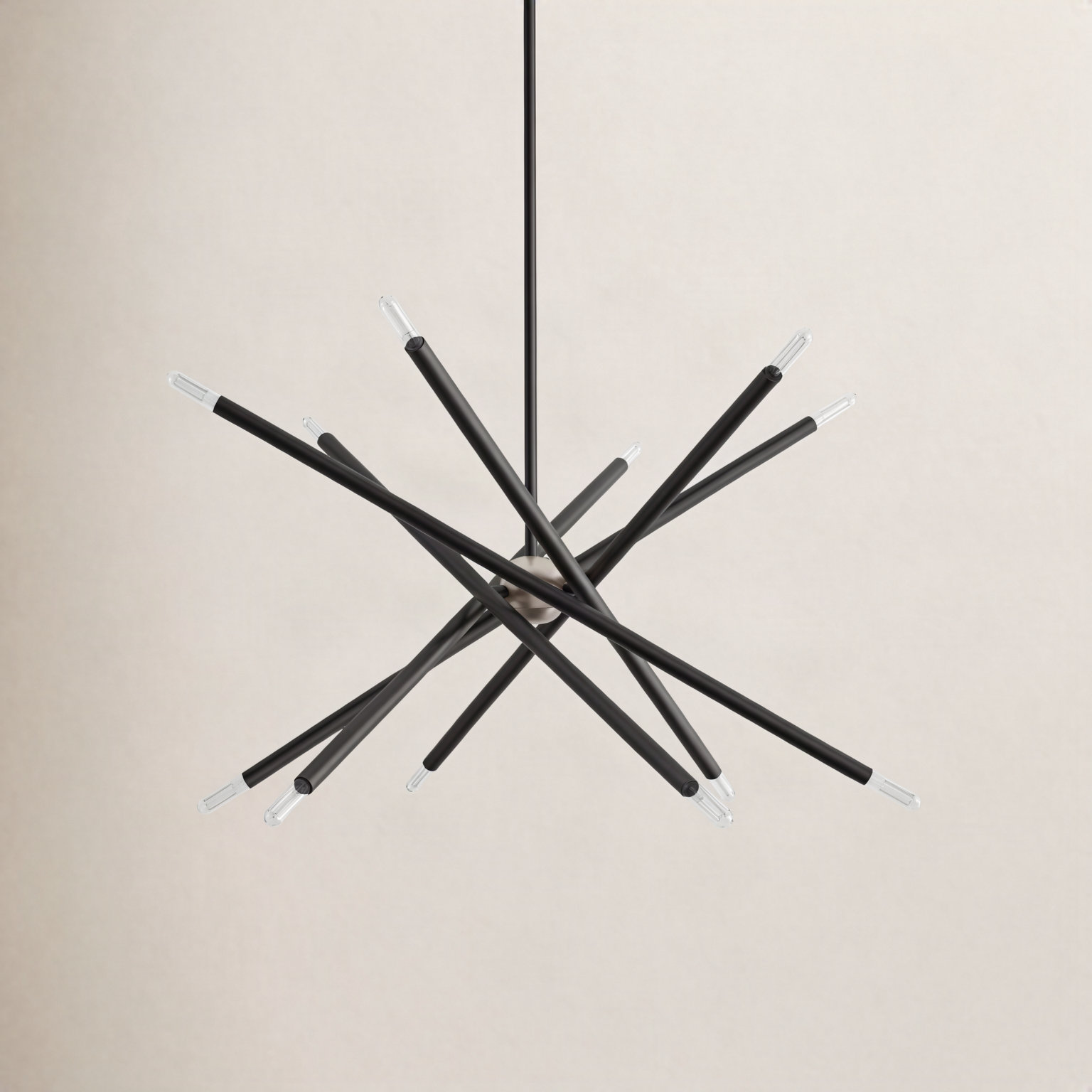 Poco Chandelier, Scandinavian Gray, 12