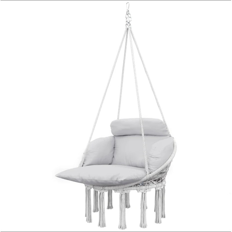Chaise suspendue, balancelle hamac, White, Grey