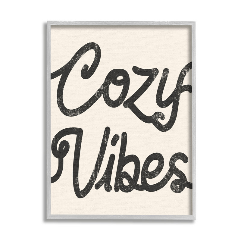 Cadre texturé Cozy Vibes, L 16 po x H 20 po, Estampe numérique Farmhouse