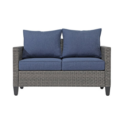 Brytanie 7 - Person Patio Conversation Set with Cushions