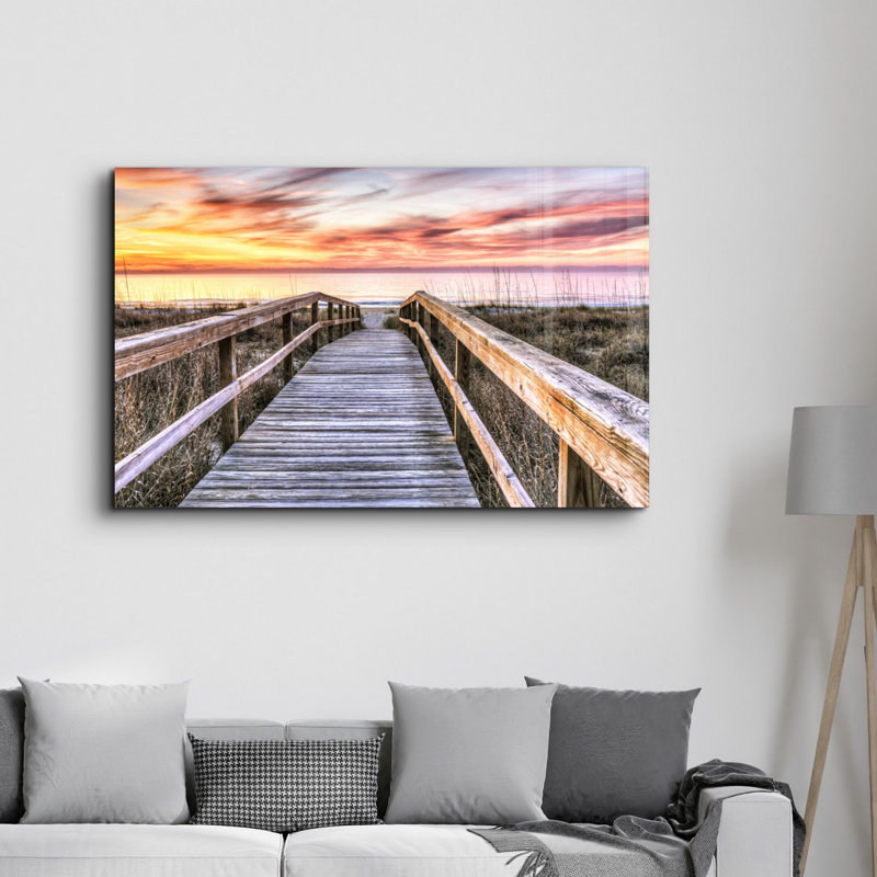 Élégante peinture murale en verre trempé de 13,8 po x 21,7 po | 100% verre trempé, épaisseur: 0,16 pouce | Imprimé UV pour des couleurs éclatantes | Parfait pour la décoration intérieure, le salon et les espaces de bureau