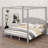 Canopy Platform Bed With Headboard-237923889