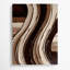 Art mural sur toile brun foncé DiagonalStripes Greige-120511039