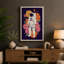 Astronaut Among Blooms Modern - Wrapped Canvas-158904258-158904267