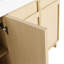Meuble-lavabo autoportant 60 po et 4 portes d'armoire à fermeture en douceur (emballage KD) - sans le lavabo