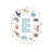 " Illustrated Letter E Blue "-52820074-52820058-52820059