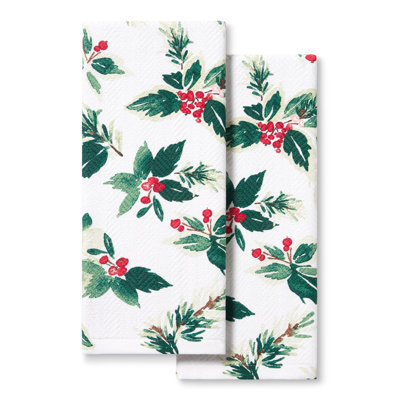 Snowflakes Kitchen Towel Set 2-Pack 16"x28"