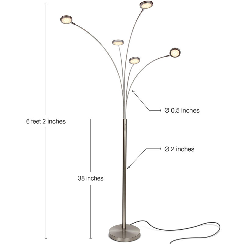 74'' LED Tree Floor Lamp