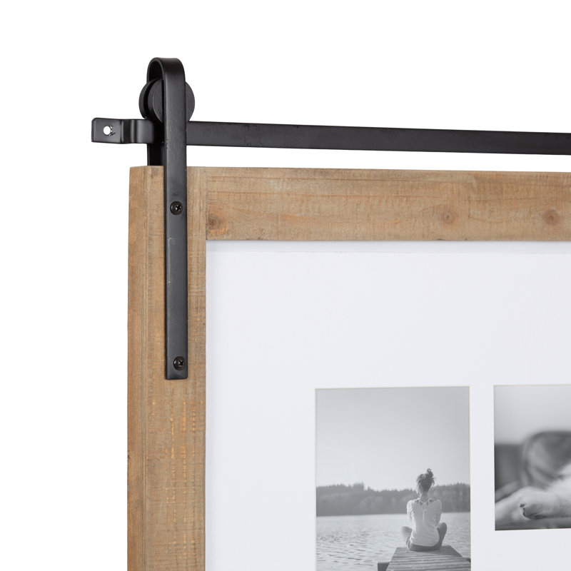 Cadre photo Prescott, 39.25" W x 26" H, Rustic Brown