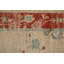 Tapis art déco intemporel à motif floral 3 x 6