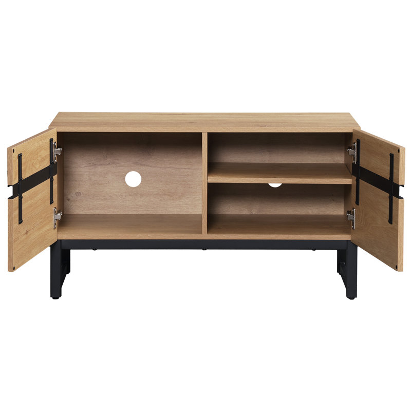 Crédence de rangement l 35,5 po Aadam, Bois de chêne