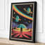 Cosmic Wonder Retro - Wrapped Canvas-174969330-174969333