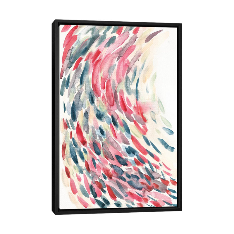 «Feather Train» par Albina Bratchava, reproduction d'art graphique sur toile, H 60 po x l 40po x P 1,5 po, Pas de tapis